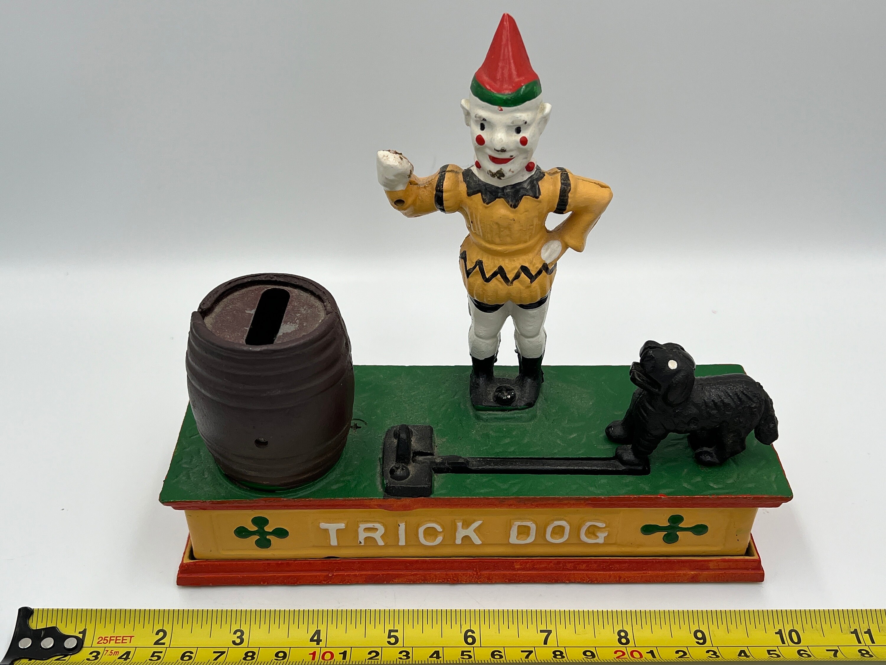 Vintage Cast Iron Trick Dog Bank Etsy