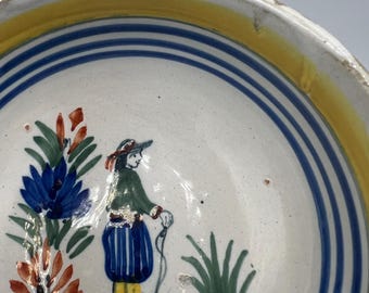 Quimper Faience Set 27 pcs plus Misc items - Bowls - Containers