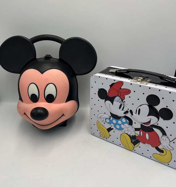 Vintage Aladdin Mickey Mouse Lunchbox With Thermos Mickey Mouse