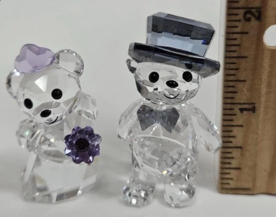 Swarovski Crystal Kris Bear You & I Figurines, No Box - Etsy