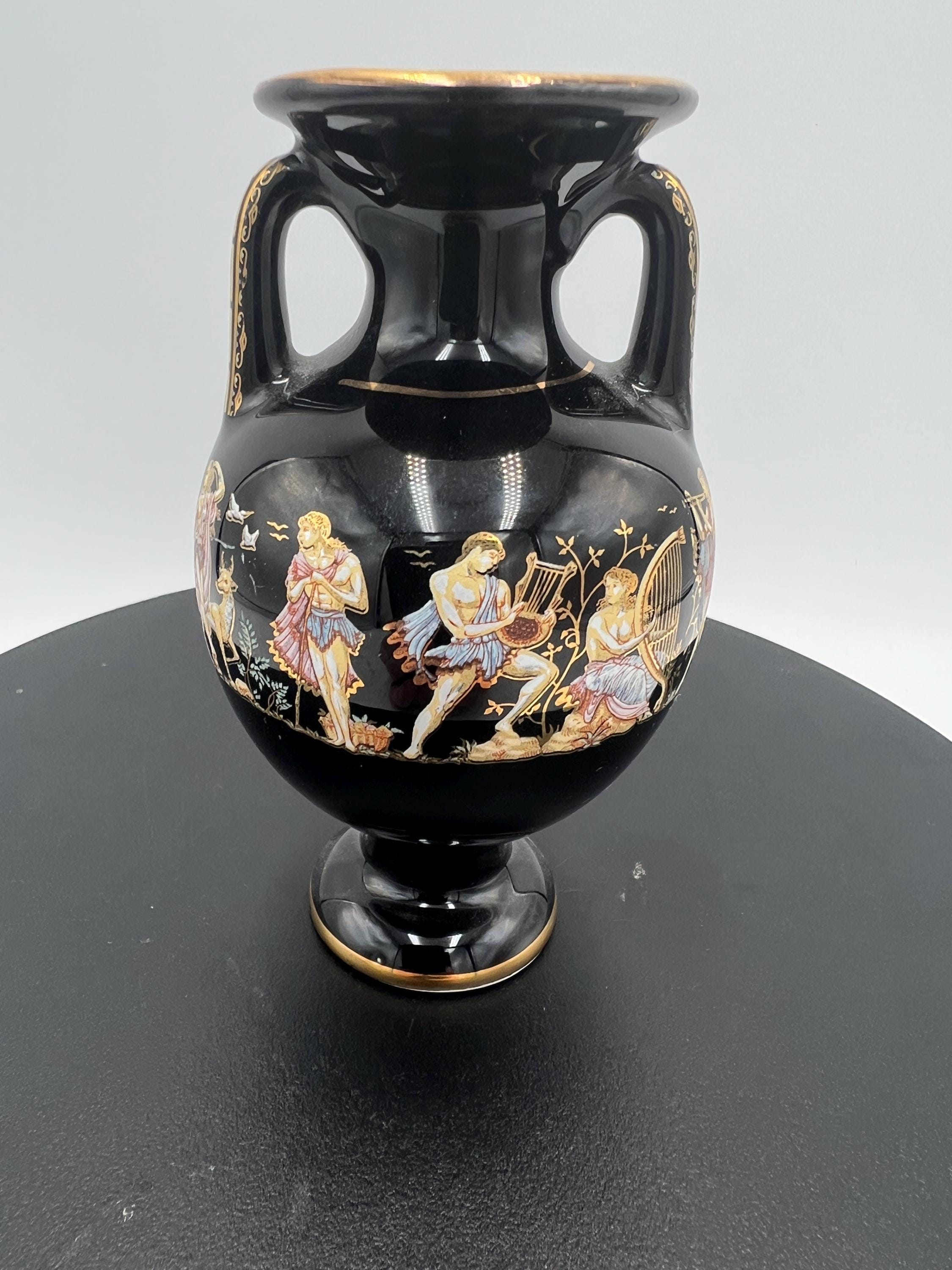 Greek Vase Handmade With Gold 24 K - Etsy