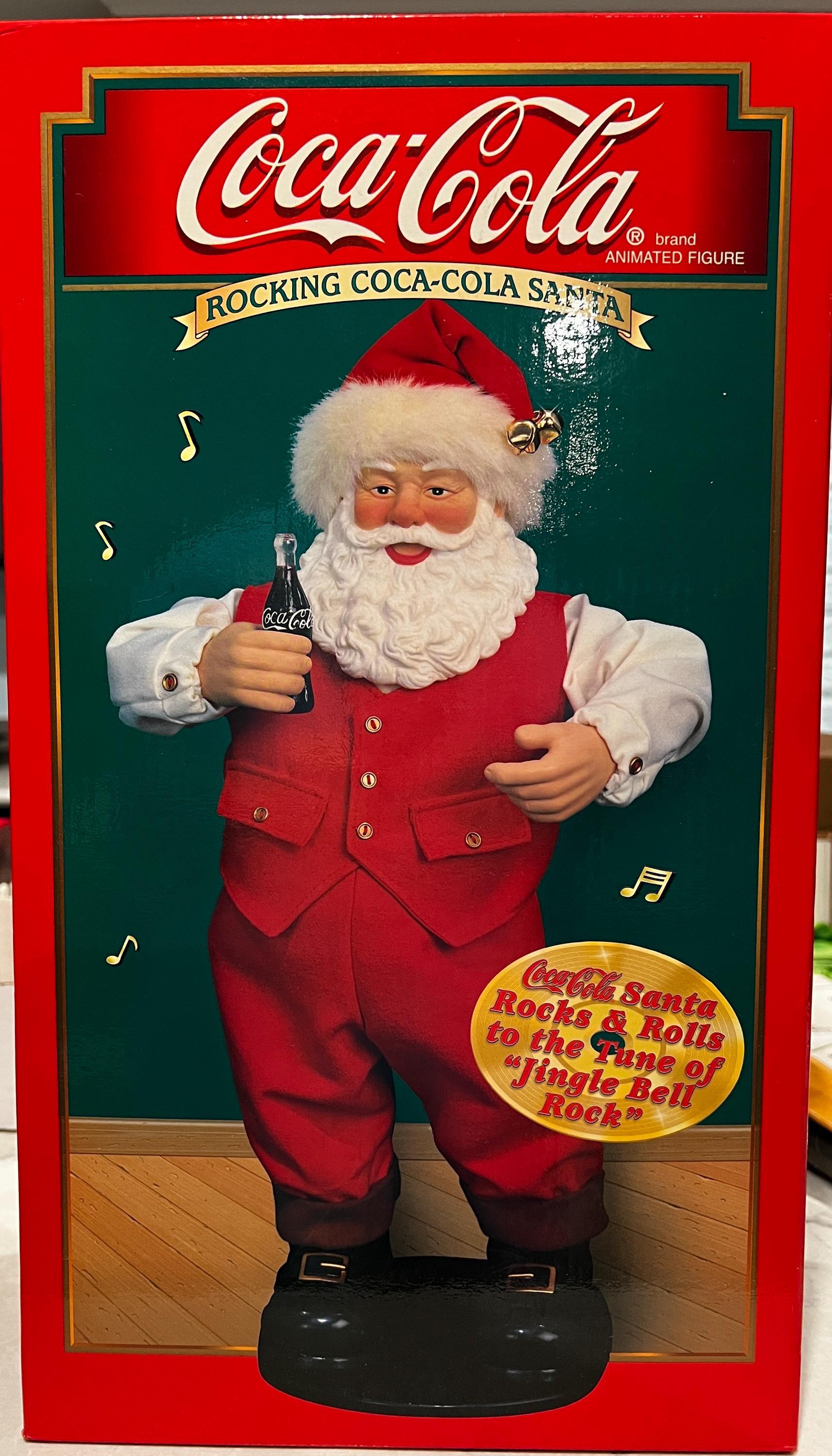 Rocking Santa Collectible: Coca-cola Licensed - Animated Musical