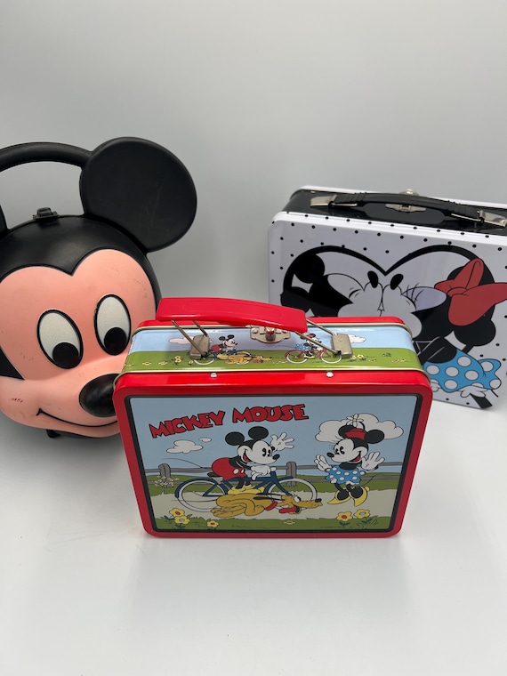 Vintage Aladdin Mickey Mouse Lunchbox With Thermos Mickey Mouse