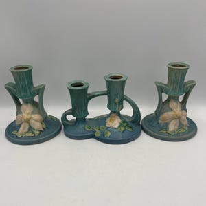 Roseville blå ljusstakar ditt val