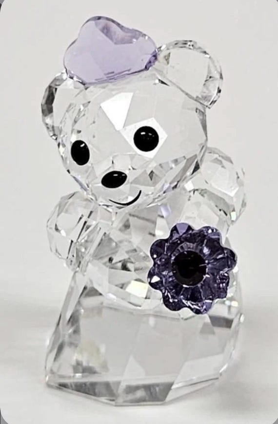 Swarovski Crystal Kris Bear You & I Figurines, No Box - Etsy