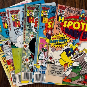 Vintage Harvey Comics Lot: 1970s-80s Richie Rich, Hot Stuff, Little Dot