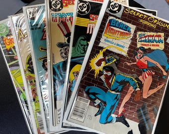Secret Origins DC Comics Lot (1987-88): Kluczowe wydania epoki brązu