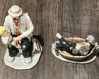 Emmett Kelly Jr, Porcelain Statues YOUR CHOICE