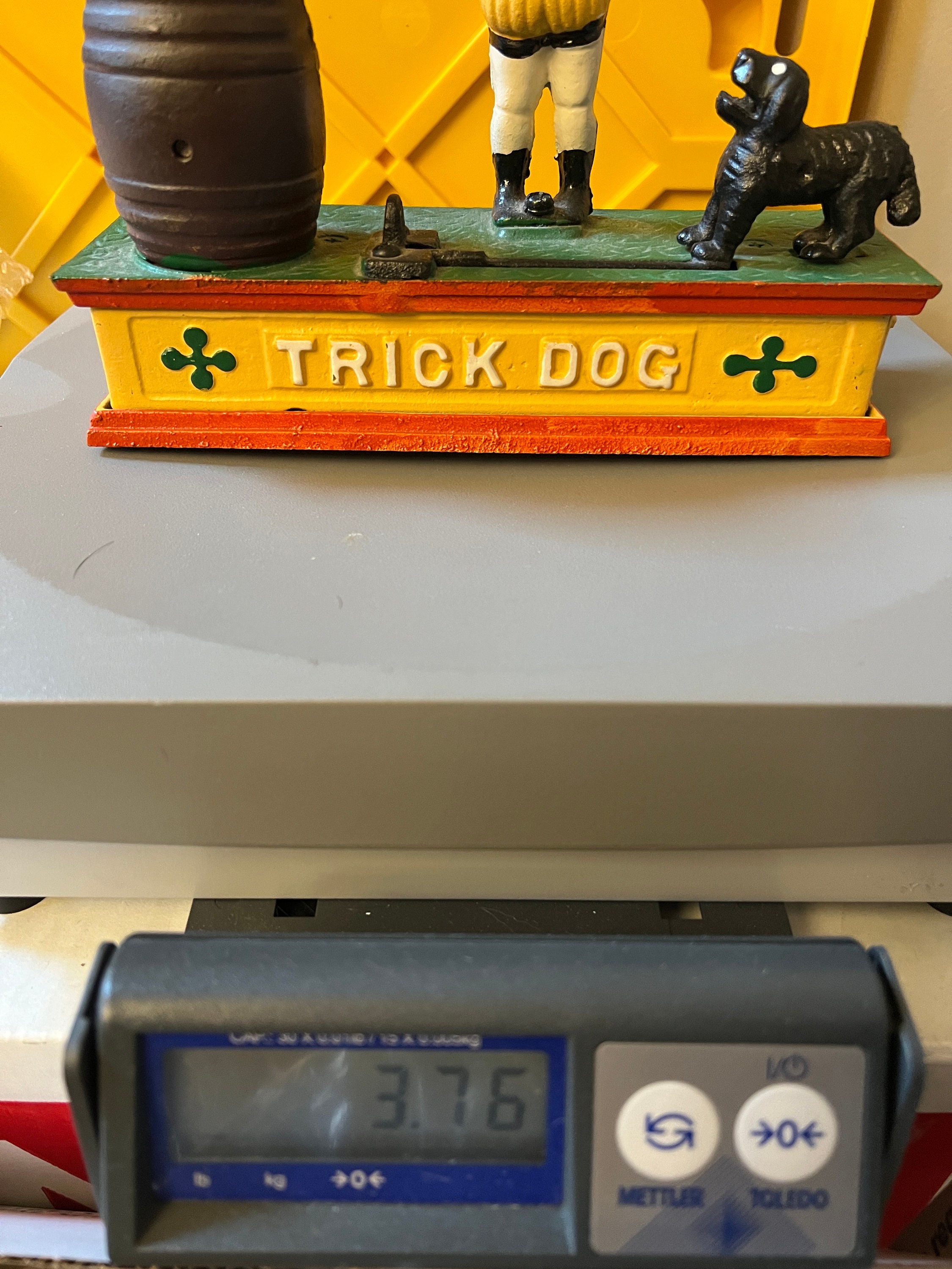 Vintage Cast Iron Trick Dog Bank Etsy