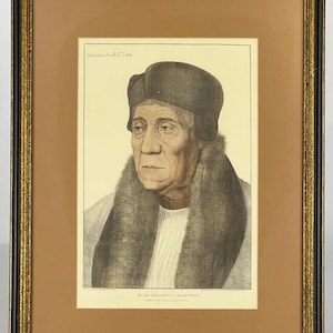 Hans Holbein Antique Monograph Portrait Prints (10 Individuals) - Your Choice