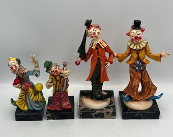 GILDE Clown Figures Comedy Collection of Hearts and Ladybugs Hand