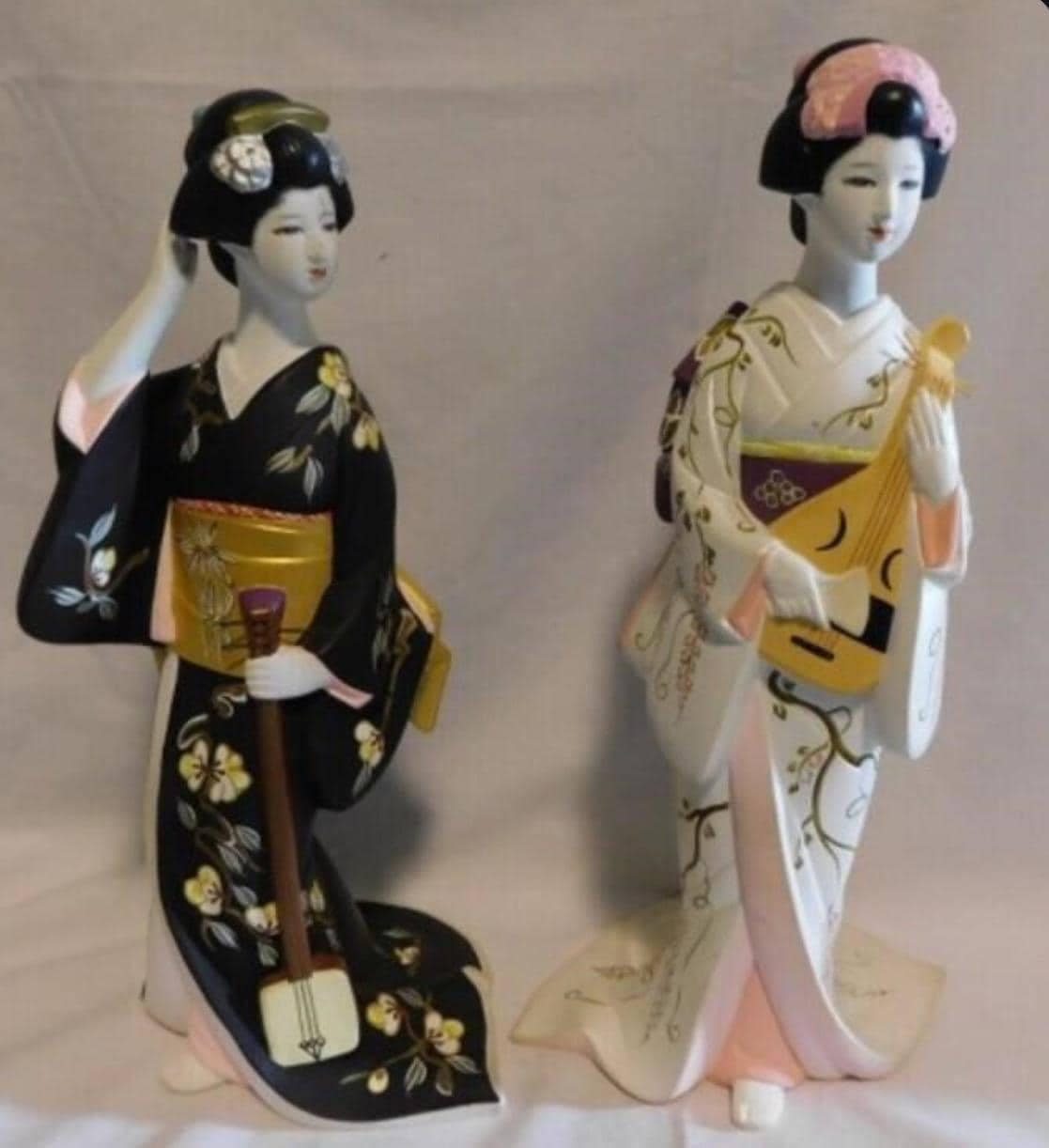 木彫りで作られた着物を着た女性 プリミティブ ヴィンテージ ミッド