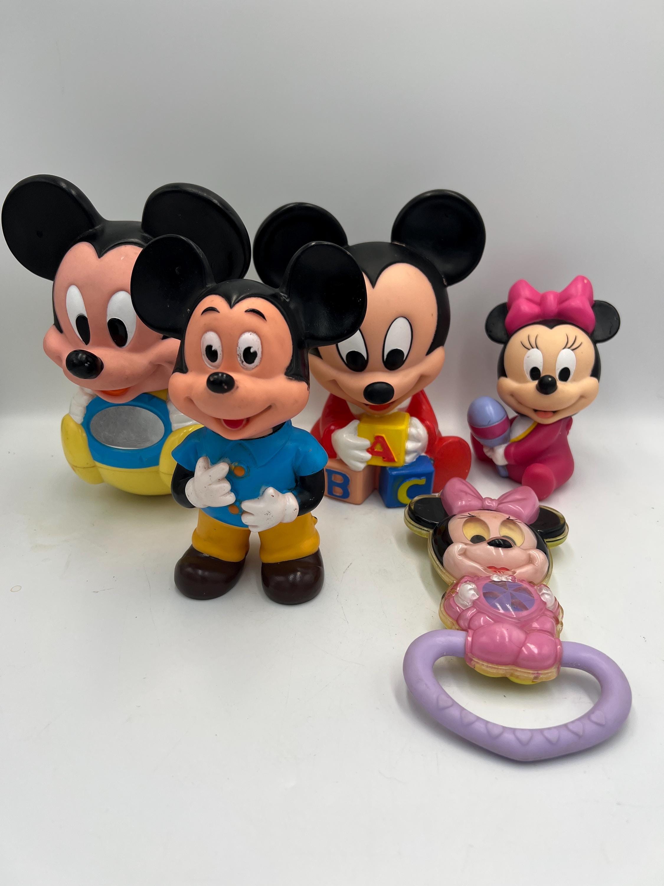 ディズニー ミッキーマウスとミニーマウス ヴィンテージおもちゃ 5個