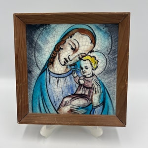Pottery Tile Religious
