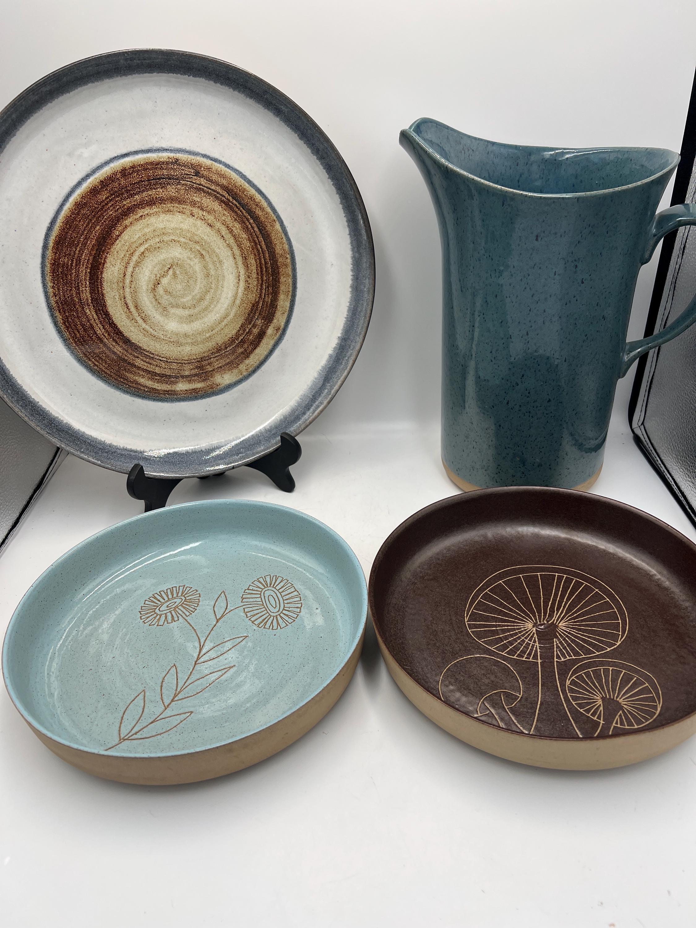 1970年代　ヴィンテージ　マーシャル 絵皿 18.5センチ Vintage Marshall Pottery - Etsy