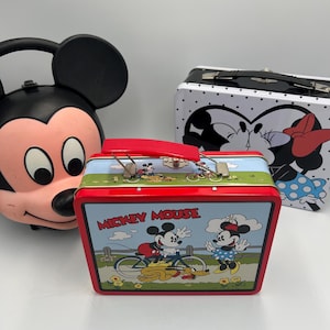 Vintage Mickey Mouse Lunchbox - Etsy