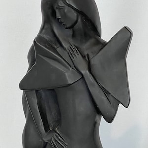 Austin Products’ Rare Art Deco Woman Statue by David Fisher, c1988