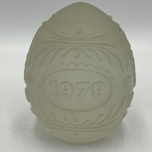 Goebel 1979 Kristallglas Ei Briefbeschwerer