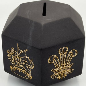 Vintage Wedgwood Black Jasperware PRINCE CHARLES Wales Investiture Bank 1969
