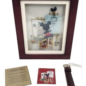Autorretrato de Mickey, reloj de Mickey Mouse, edición limitada de Disney. Nuevo, sin usar