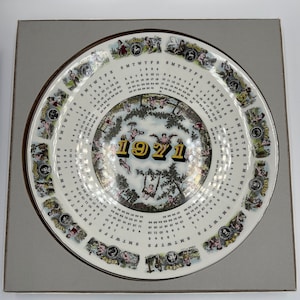 Wedgwood Calendar Plate from 1975