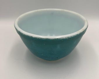 ヴィンテージ パイレックス ミキシング ボウル ターコイズ - Etsy 日本