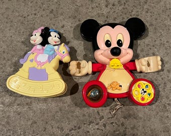 Disney Micky und Minnie Baby Spielzeug (Musikalisches Schaukelpferd & Busy Box)