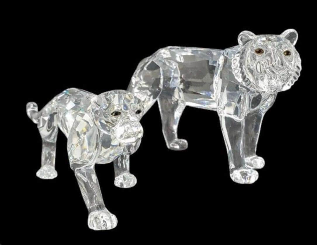 Swarovski Silver Crystal 動物フィギュア 4点セット Swarovski Silver
