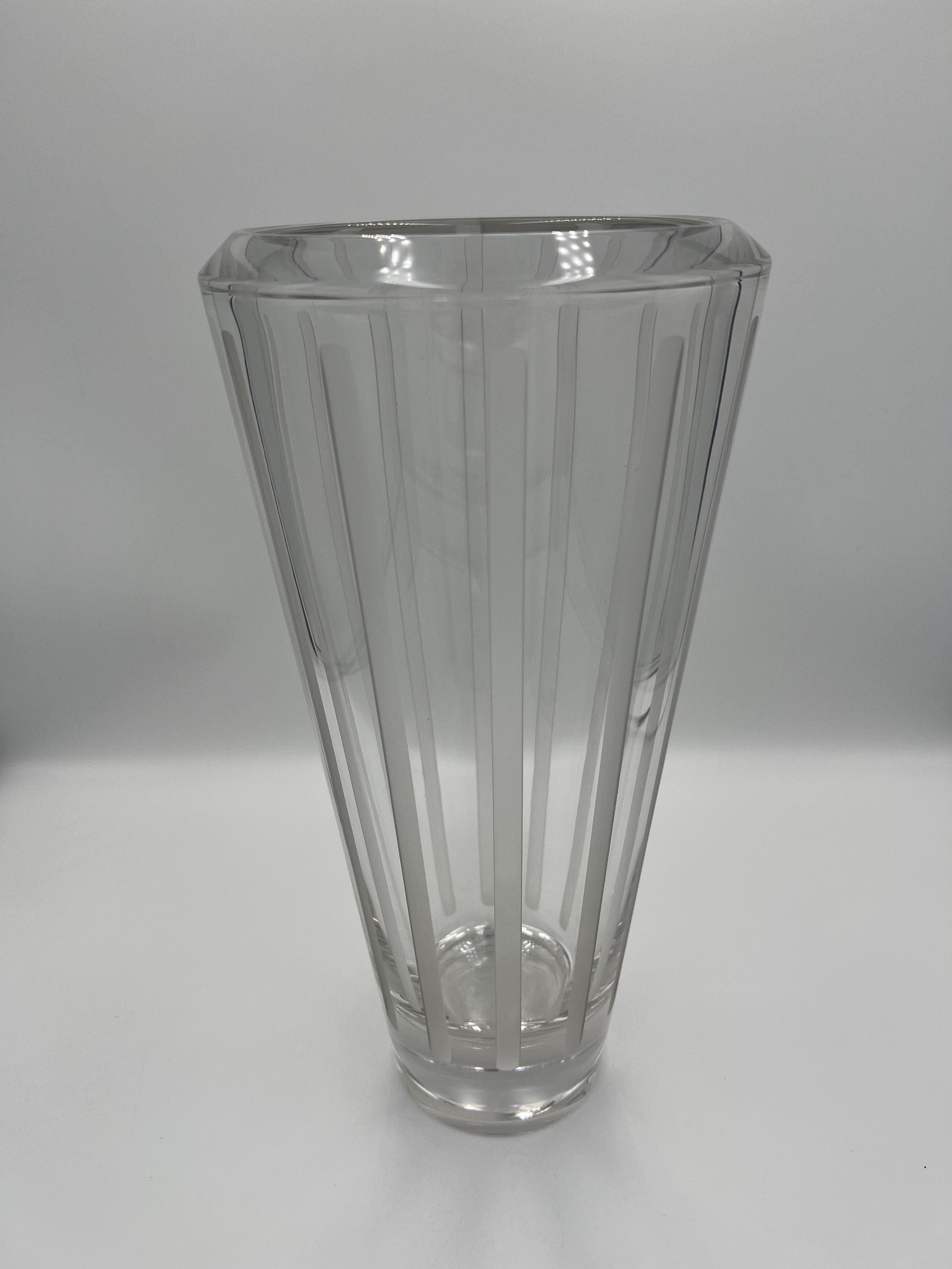 Vera Wang Crystal Vase - Etsy