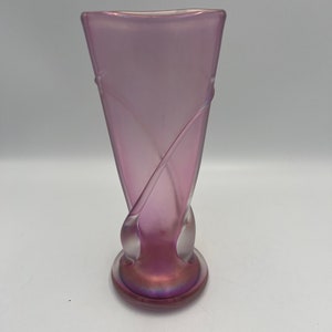 Beautiful Zellique Studio Art Glass Vase SIgned and Dated