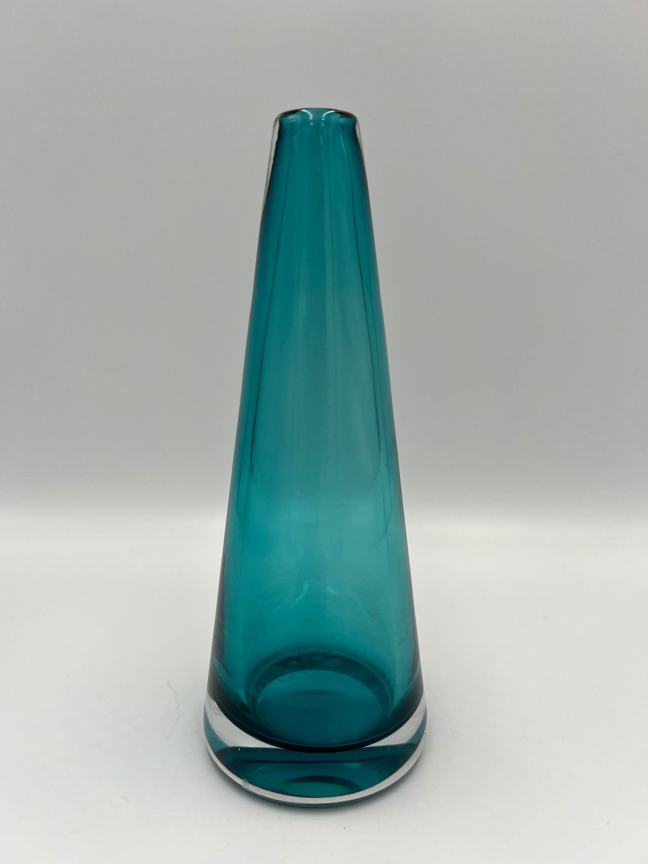 KOSTA BODA 青いガラス花瓶 コスタ ボダ SAPPHIRE BLUE フラワーベース H27㎝ オブジェ