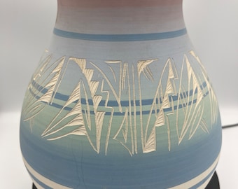 Navajo pottery Vase, Beautiful pastel coloring, Signed A Jones