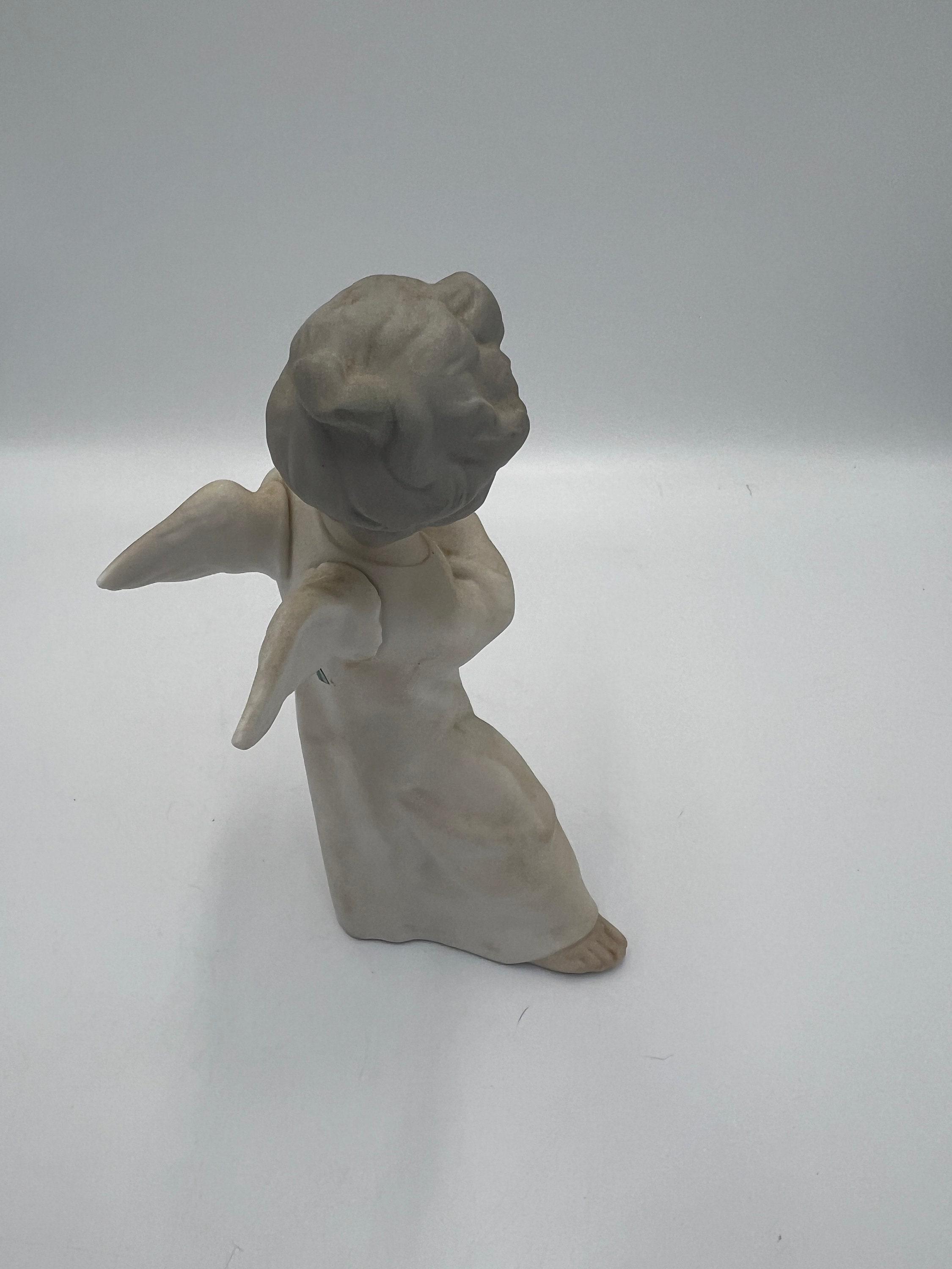 リヤドロの天使の置物：フルートを演奏するヴィンテージ磁器 - Etsy 日本