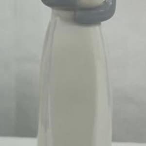 Beautiful Vintage Lladro-Style Figure Young Woman With Jar/Tall 10.75&quot; Ceramic
