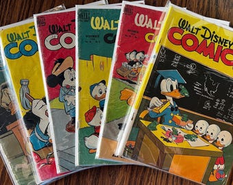 Comics Rare Vintage Walt Disney's Comics and Stories Golden Age