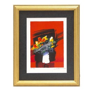 Emile Bellet "Petit Bouquet" Limited Edition, Signed and Numbered Lithograph