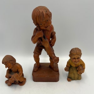 Italian Handcrafted Wooden Figures - Your Choice