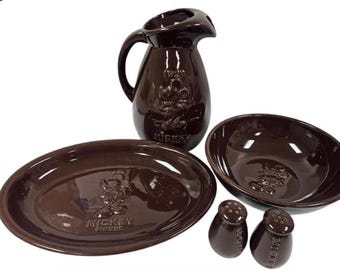 Vajilla retro de Mickey Mouse de 1928