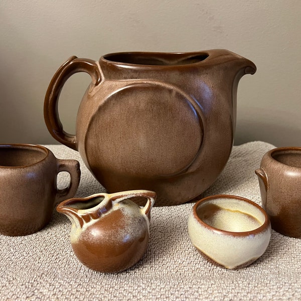 Frankoma Pottery Plainsman Brown Lot VINTAGE