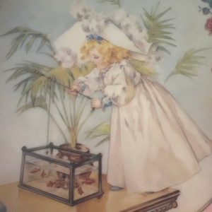 Maud Humphrey Bogart, Victorian Playtime plates, lot of 3