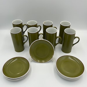 Schmid Irish Coffee Cups and Saucers