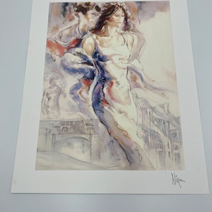Peter Nixon (britisch geb.1956) Farbe, Erinnerungen an Florenz, Seriolithographie auf Papier