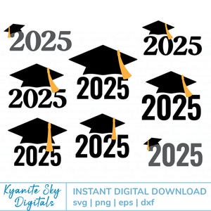 Fichiers SVG l'obtention du diplôme 2025, premier cycle du secondaire, deuxième cycle du secondaire, diplôme d'études supérieures collégiales, svg pour chemise ou enseigne, fichiers clipart PNG pour sublimation