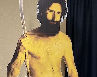 Backrooms Caveman 5FT 10IN Life Size Standee Cutout A24 Async Research Captain Kane