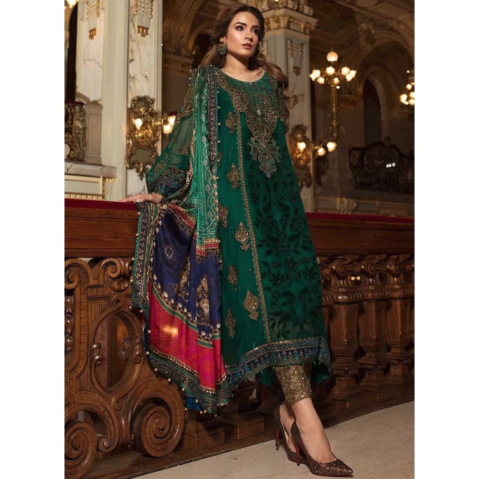 Latest maria b top bridal collection 2018