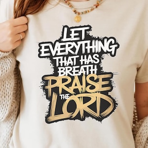 Christian Worship PNG - T-Shirt Design, Retro Praise Sublimation Clipart, Brush Typography, Faith-Based DTF Religious Graphic Art for Shirts