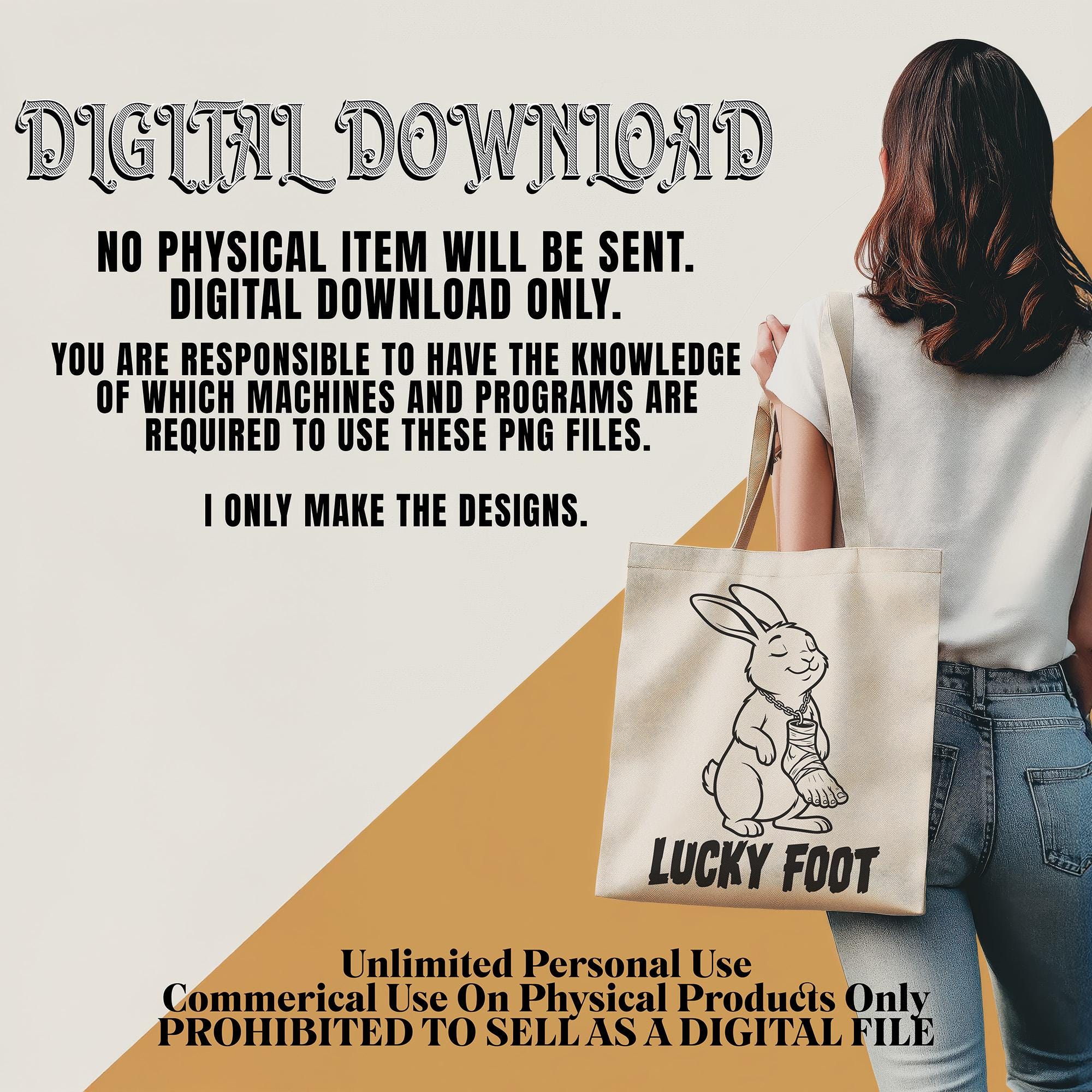 Lucky Foot PNG SVG - Funny Rabbit Lucky Charm Humor Animal Quote Retro ...