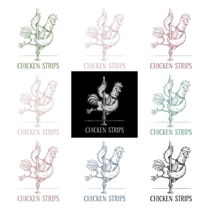Chicken Strips PNG SVG - Cheeky Pole Dancing Chicken Adult Animal ...