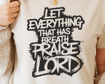 Kristen dyrkan PNG SVG - T-shirtdesign, retro lovsång sublimeringsclipart, penseltypografi, trosbaserad DTF religiös grafisk konst