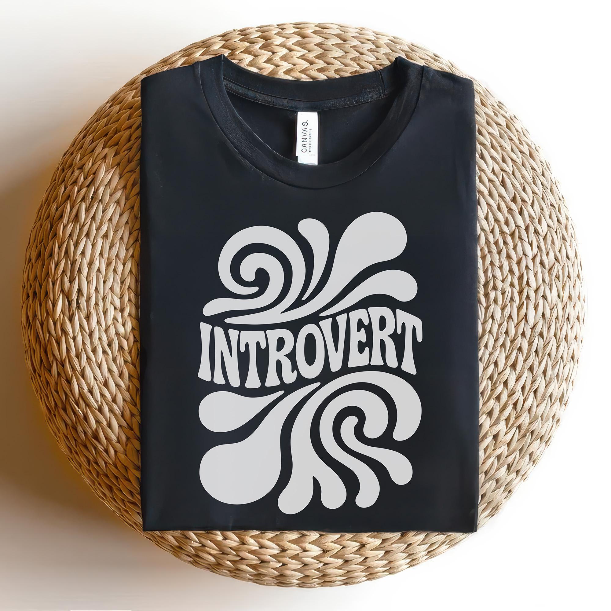 Introvert PNG SVG - Retro Psychedelic Quote Digital Graphic Groovy ...